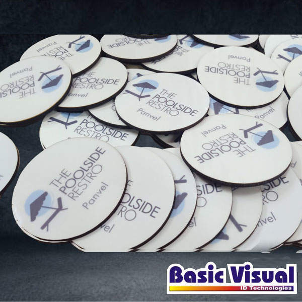 Circle wooden Tea Coaster
