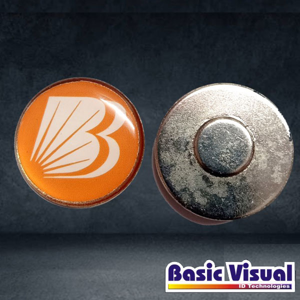 Dome PVC Banks and Financial Institutions Name Badges/Tags |1 inch X 3 inch| Full Colour digital Printed
