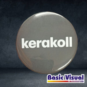 Silver Button Badges