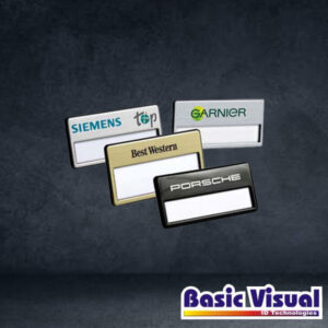 Blank Custom Colour Reusable Name Badges