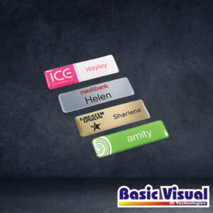 Dome PVC Customized Name Badges/Tags