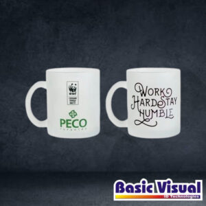 Frosted Glass Mugs