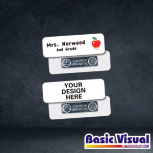 PVC White Customized Name Badges/Tags