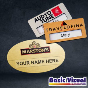 Reusable Name Badges