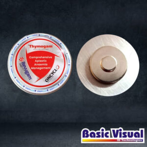 Custom Shape SS Professional Name Badges/Tags Full Colour Digital Printed Custom Size