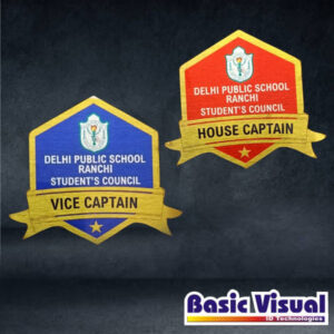 Custom Shape SS Students Name Badges/Tags Full Colour digital Printed Custom Size
